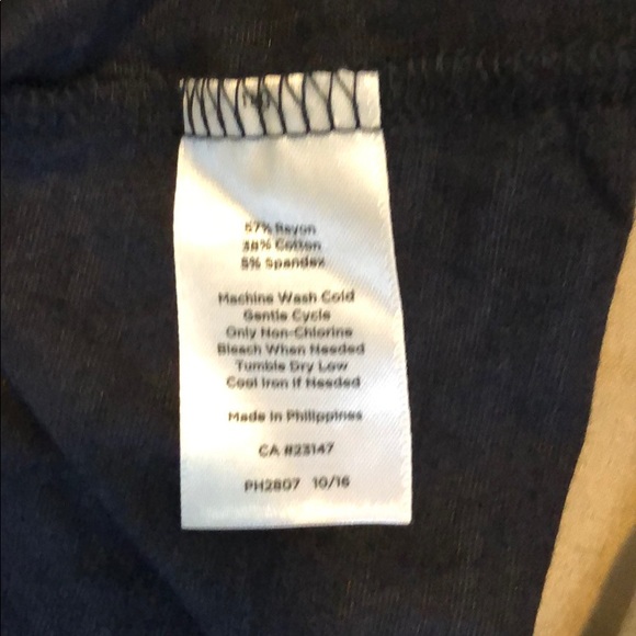 Talbots navy sleeveless hooded jacket xs - Picture 5 of 5